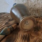 Jacobert enameled stoneware ewer carafe