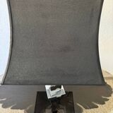 70s chrome metal lamp