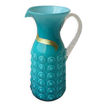 Italian opaline pitcher 1960