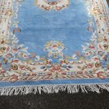 Tapis laine  indien, fait main 213x117cm