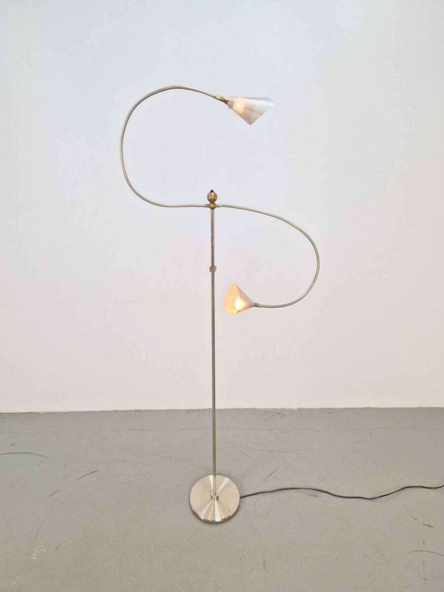 Modernist No Name Terra Floor Lamp from Catellani & Smith, 1980s