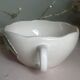 Vintage barbotine fruit cup Francesco Guarino