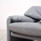 Ensemble de sièges en cuir « Maralunga » de Vico Magistretti pour Cassina