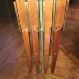 4 folding stools with storage support