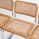 Set of 6 Cesca chairs. Made according to the design by Marcel Breuer. 80s.