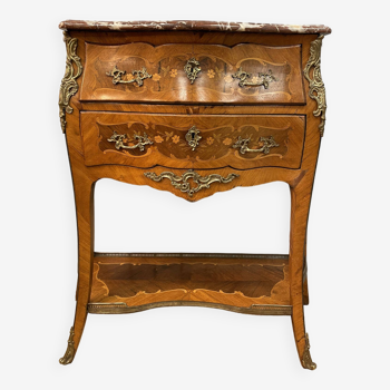 Louis XV style secretary chest of drawers