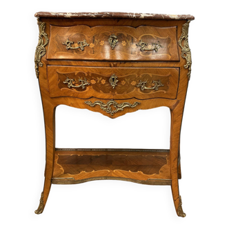 Louis XV style secretary chest of drawers