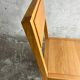Set of 4 solid oak dining chairs – 1990s