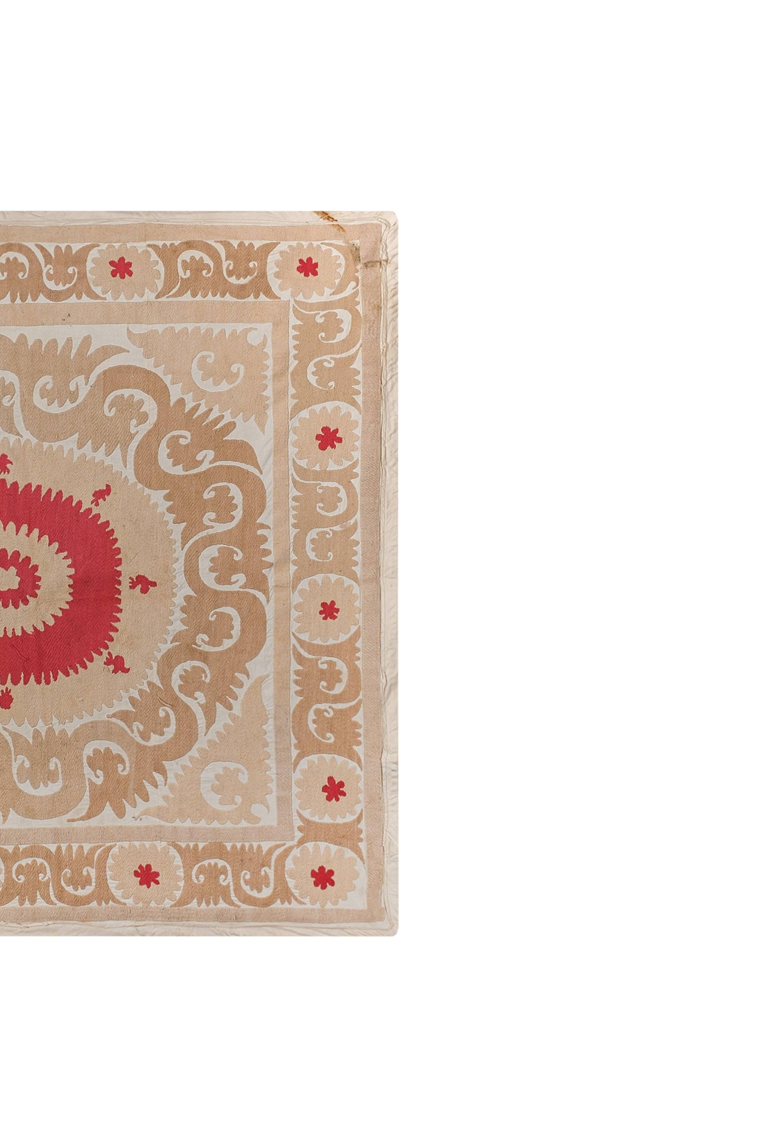 Tapis noué à la main, tapis turc vintage 136x140 cm
