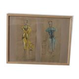 Fashion drawings G Mazoyer