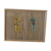 Fashion drawings G Mazoyer