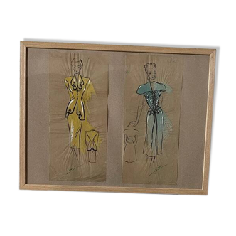 Fashion drawings G Mazoyer