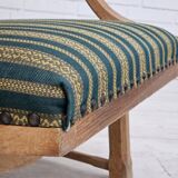 Chaise à bascule danoise à dossier haut, très bon état d'origine.
