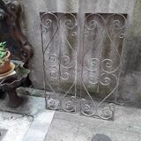 Old wrought iron grids early 20th century