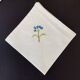 Lot de 6 serviettes en coton brodées