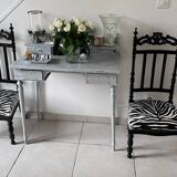 2 chaises basses Napoléon III