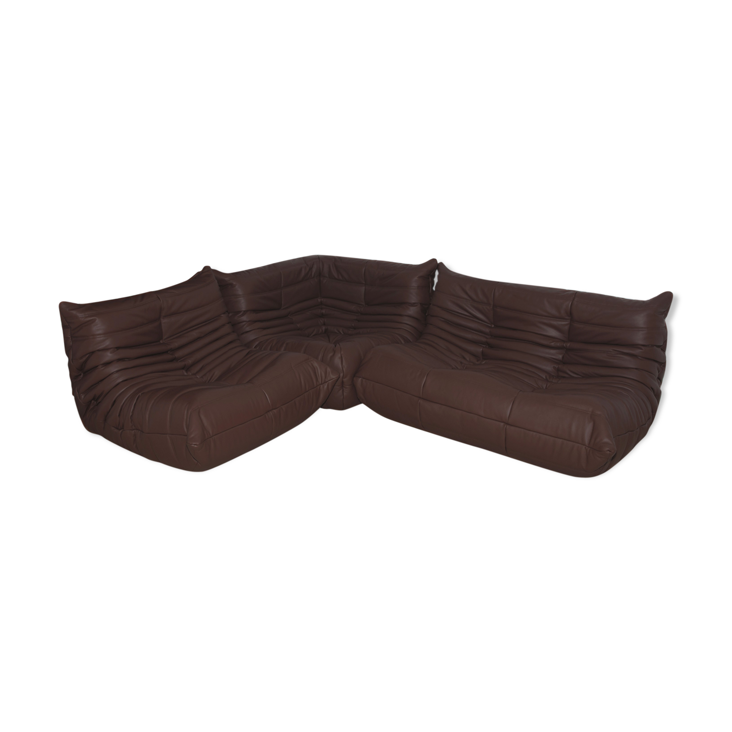 Fauteuils et canapé 2 places Togo dessiné par Michel Ducaroy 1973