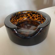 XXL pocket tray Murano 1970 Italian design blown glass
