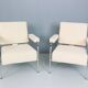 2x Fauteuil Wagon Fumoir LC 13 Le Corbusier, 1931
