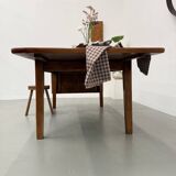 Cherry farmhouse table with 260cm extensions