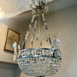 Louis XVI basket chandelier