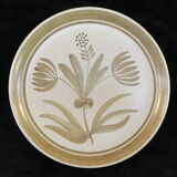 6 flat plates vintage flower decoration Lonchamp