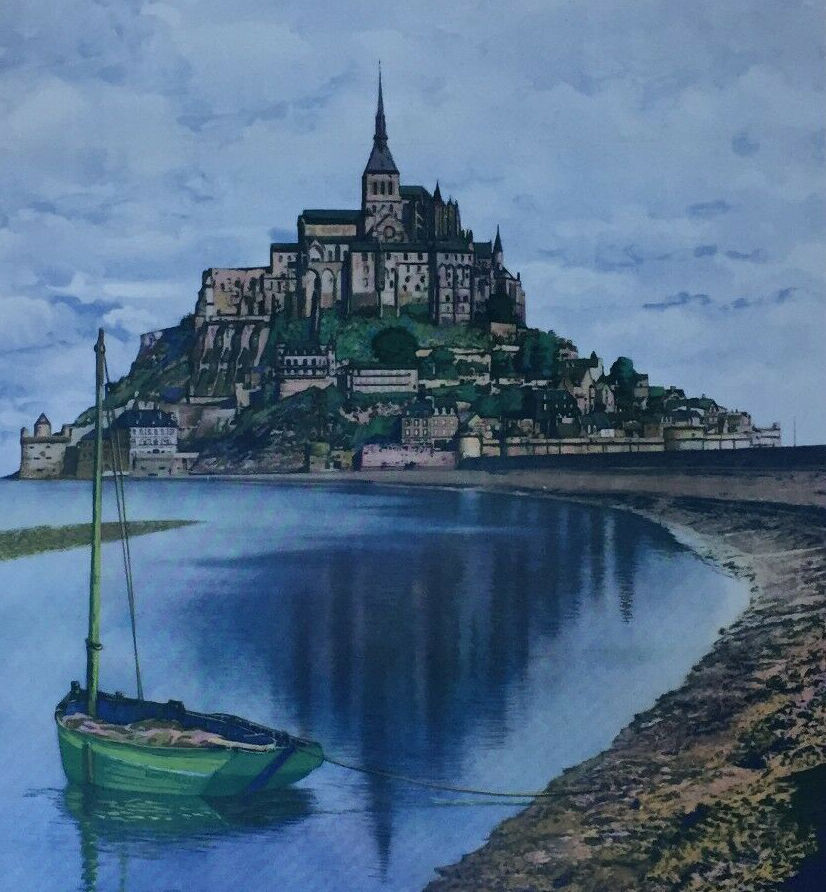 Original Tourism poster "Le Mont St-Michel" 62x99cm 1930