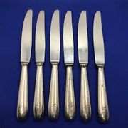 Set of 6 small silver-plated Navy knives from Ercuis