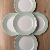 Set of 5 dessert plates