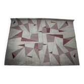 Unique Big Extra Large Abstract Design Geometric Carpet / Rug, 1950s