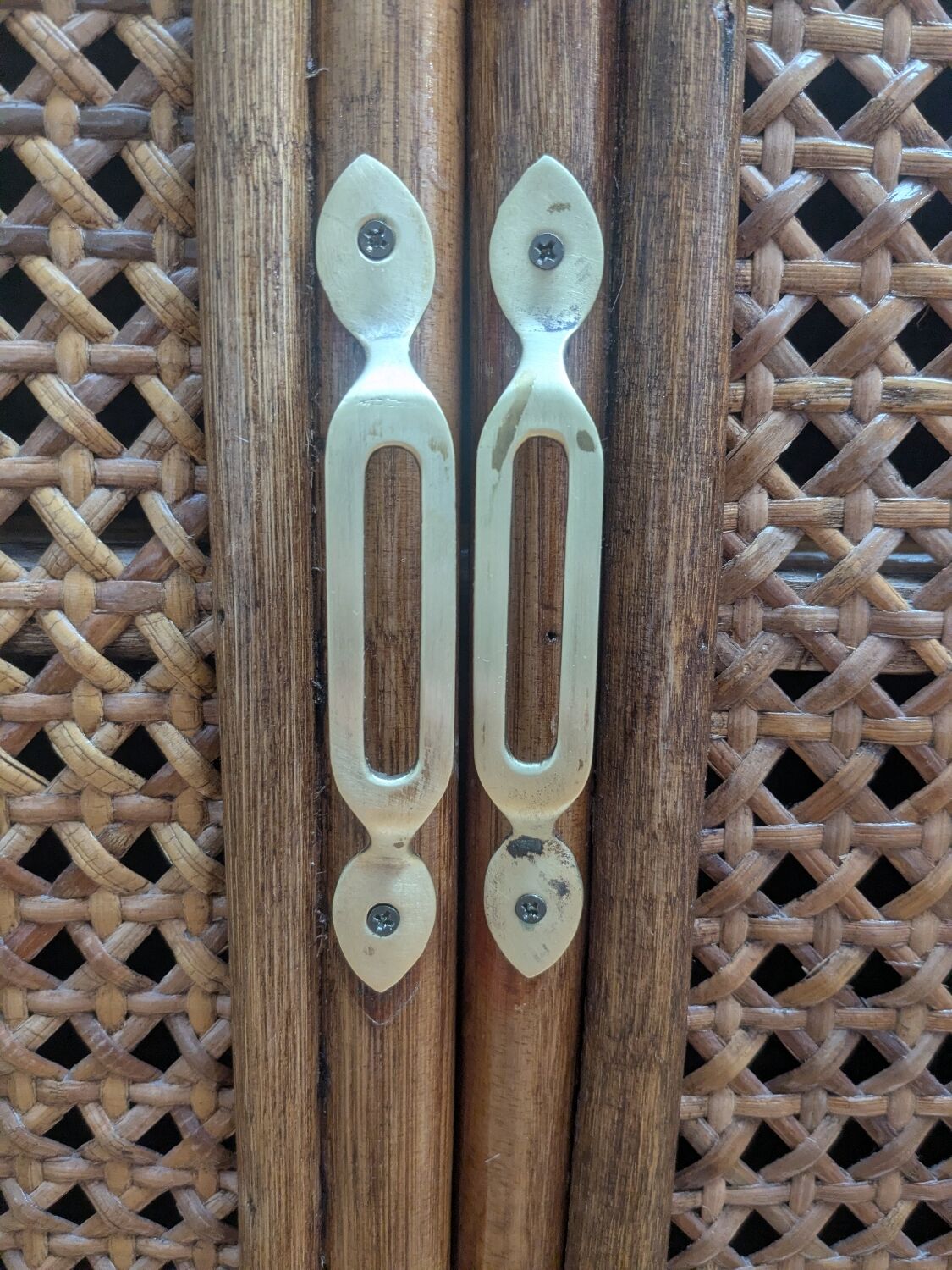 Rattan and cane sideboard