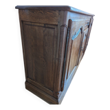 Solid oak sideboard by cabinetmaker Loisy
