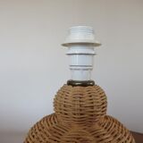 Lamp in rattan 60 70 years