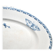 Carmen oval earthenware dish U&C Sarreguemines butterfly 35.5cm