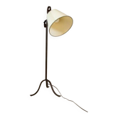 Lampadaire en métal avec tête réglable, début du 20e siècle