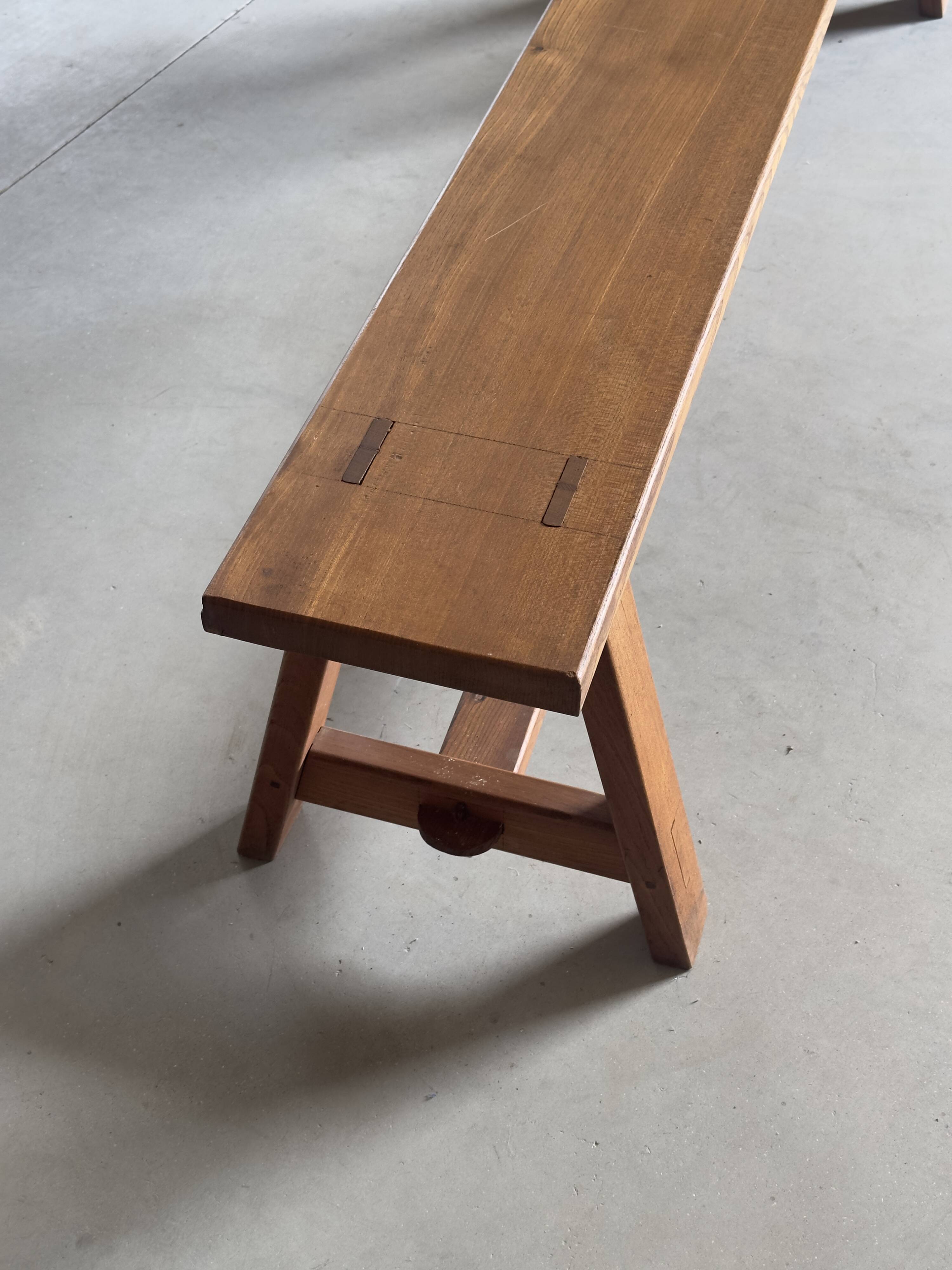 Grand banc en bois massif