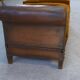 Studded leather bench circa 1920