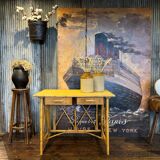 Vintage rattan desk