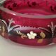 Bohemian crystal ashtray