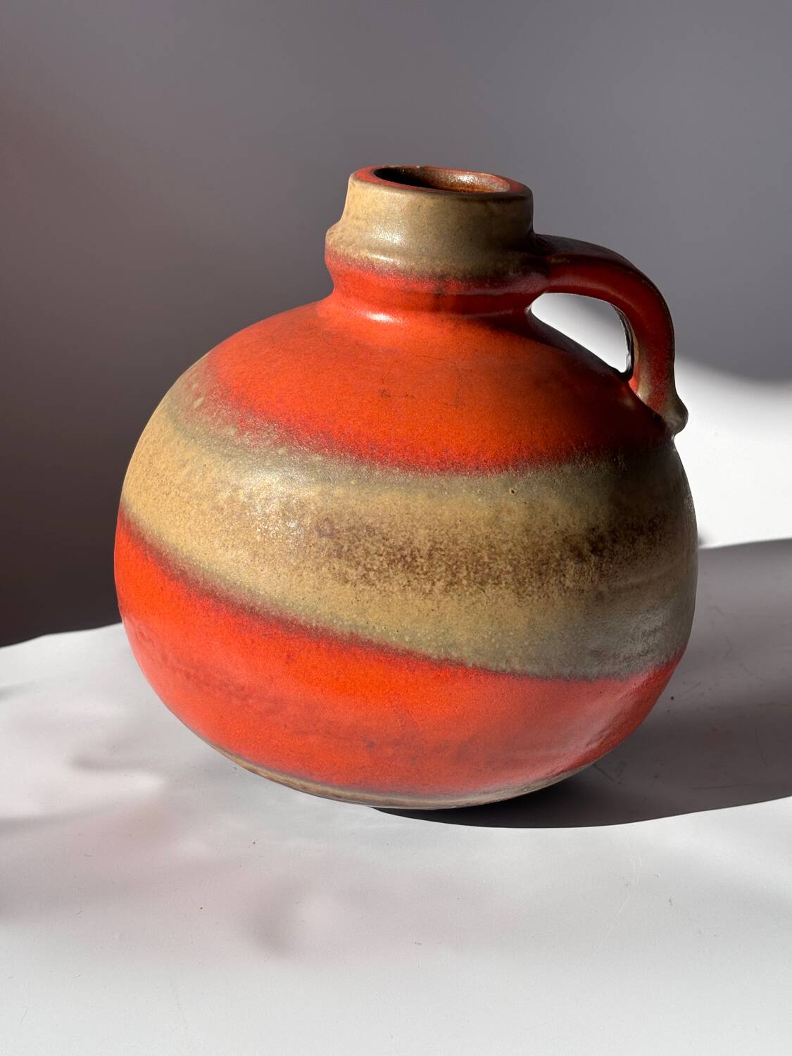 Vase en céramique vintage West Germany