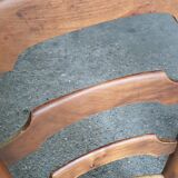 2 chairs rustic straw