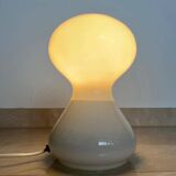 Pair of glass midcentury table lamps by Ivan Jakes, Czechoslovakia, 1970s