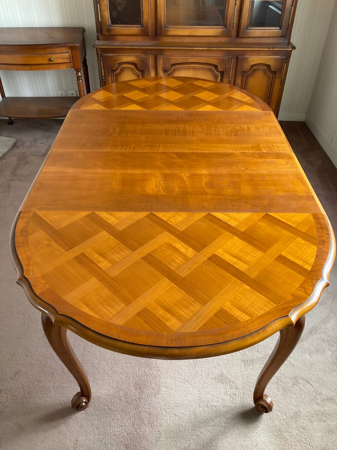 Louis XV style cherry wood table