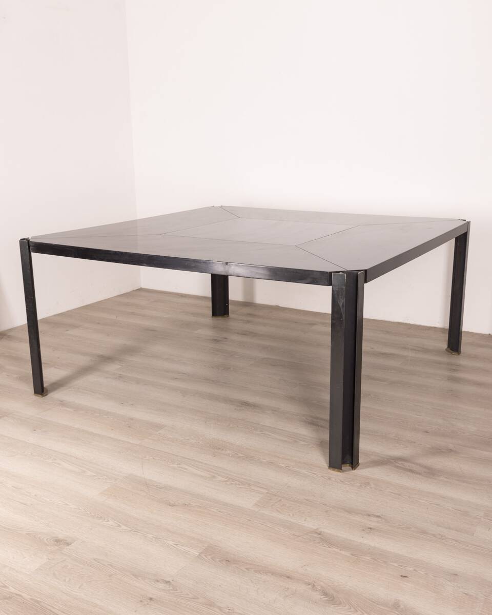 TABLE VINTAGE ANNÉES 70 MOD T210 DESIGN TECNO POUR OSVALDO BORSANI