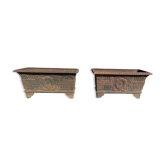 NIII cast iron planters
