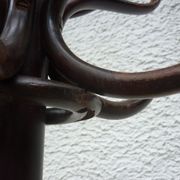 Old curved wood parrot coat holder