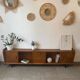 Vintage low oak sideboard (shallow)