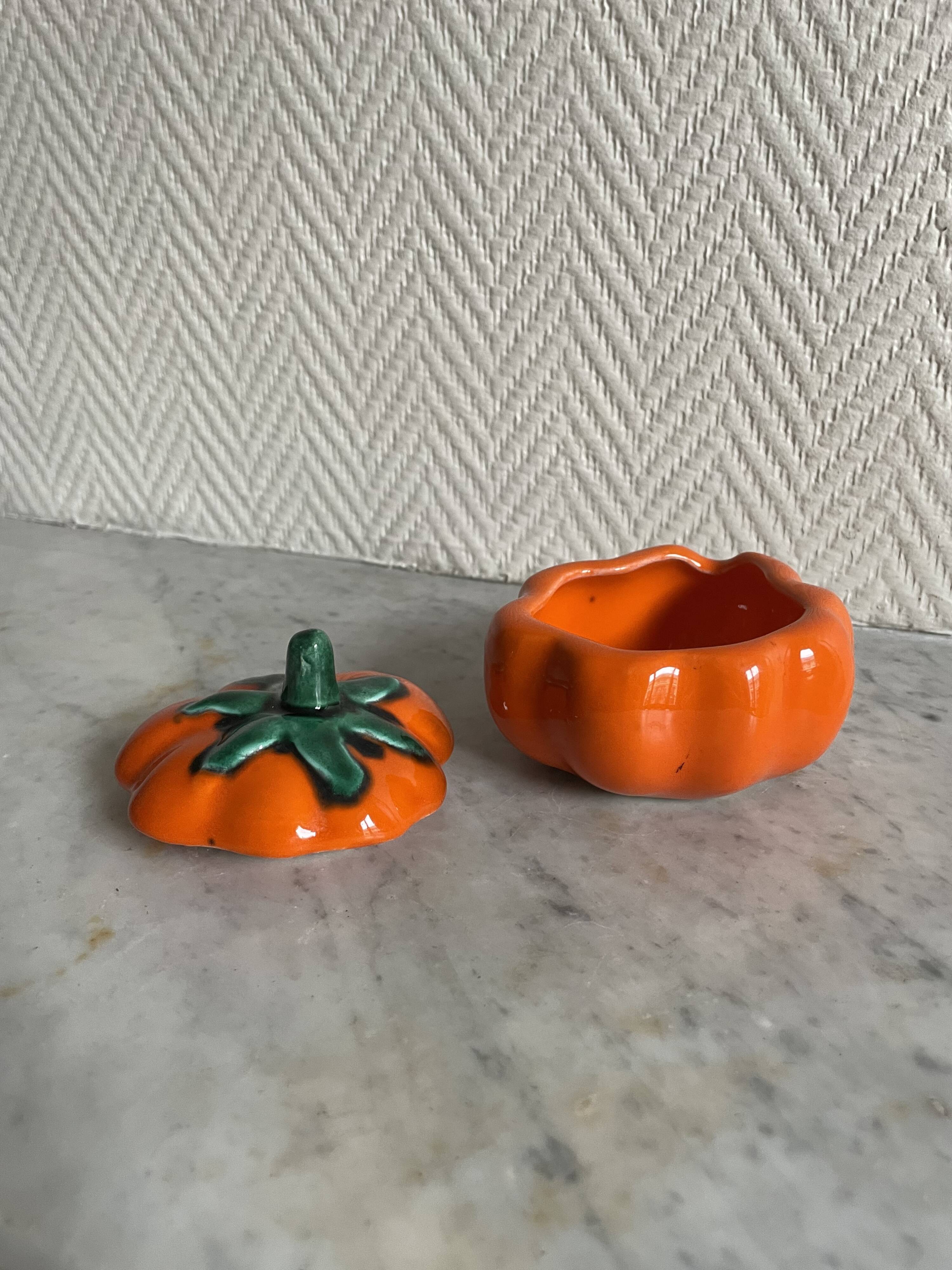 Ceramic tomato or pumpkin Vallauris
