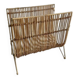 Magazine rack, rattan