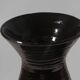 Mid-Century Ethnic Brown Ceramic Vase, Signed